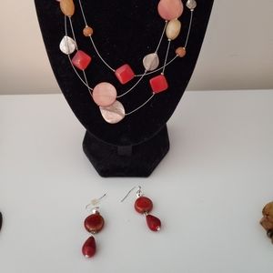 Chico's Necklace with earrings